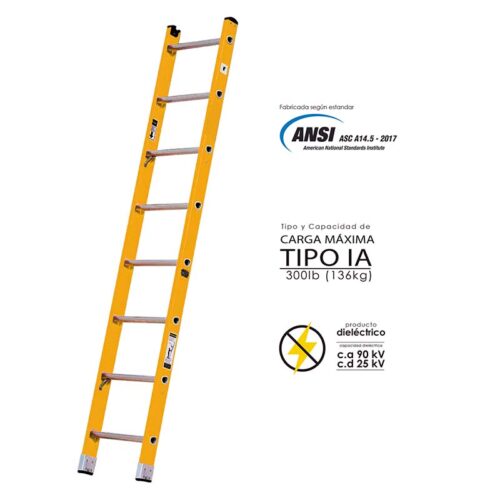 Certificaciones de la escalera de arrimo de fibra de vidrio