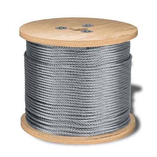 Cable de acero inoxidable 304 7x19 en rollo
